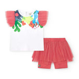 JERSEY T SHIRT E LEGGINGS CICLISTA - TUC TUC - Sesso: Bambina - Colore: Rosa - Stagione: Primavera-Estate