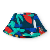 Berretto in cotone con fantasia colorata per bambini