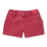 GONNA-PANTALONI TWILL DI COTONE (GARMENT DYE) - TUC TUC - Sesso: Bambina - Colore: Rosso - Stagione: Primavera-Estate