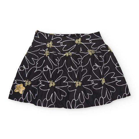 GONNA TELA COTONE - TUC TUC - Sesso: Bambina - Colore: Nero - Stagione: Primavera-Estate