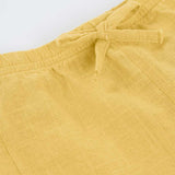 Short Cotton Fabric Pants