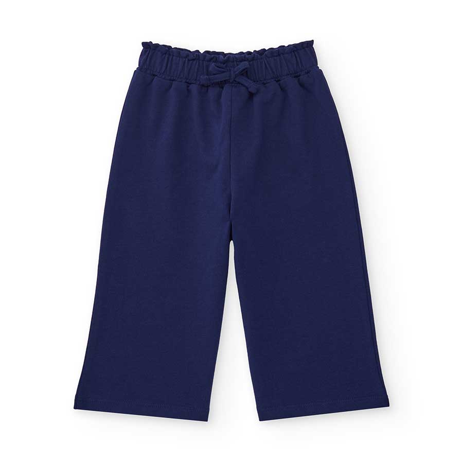 Soft fabric pants from the tuc Tuc Girls' Clothing Line, with an elastic waistband, in solid colo...