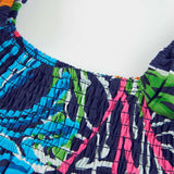 COTTON FABRIC DRESS