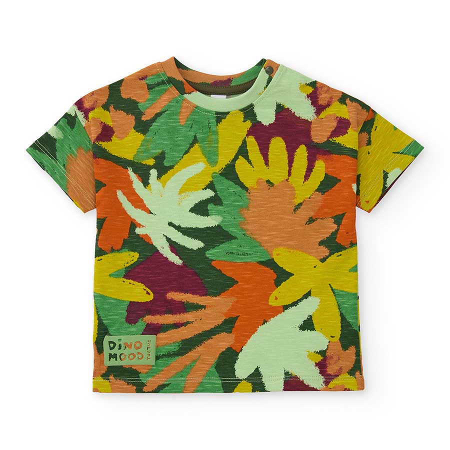 T-shirt from the Tuc Tuc Children's Clothing Line, featuring a multicolor all-over pattern.
Compo...