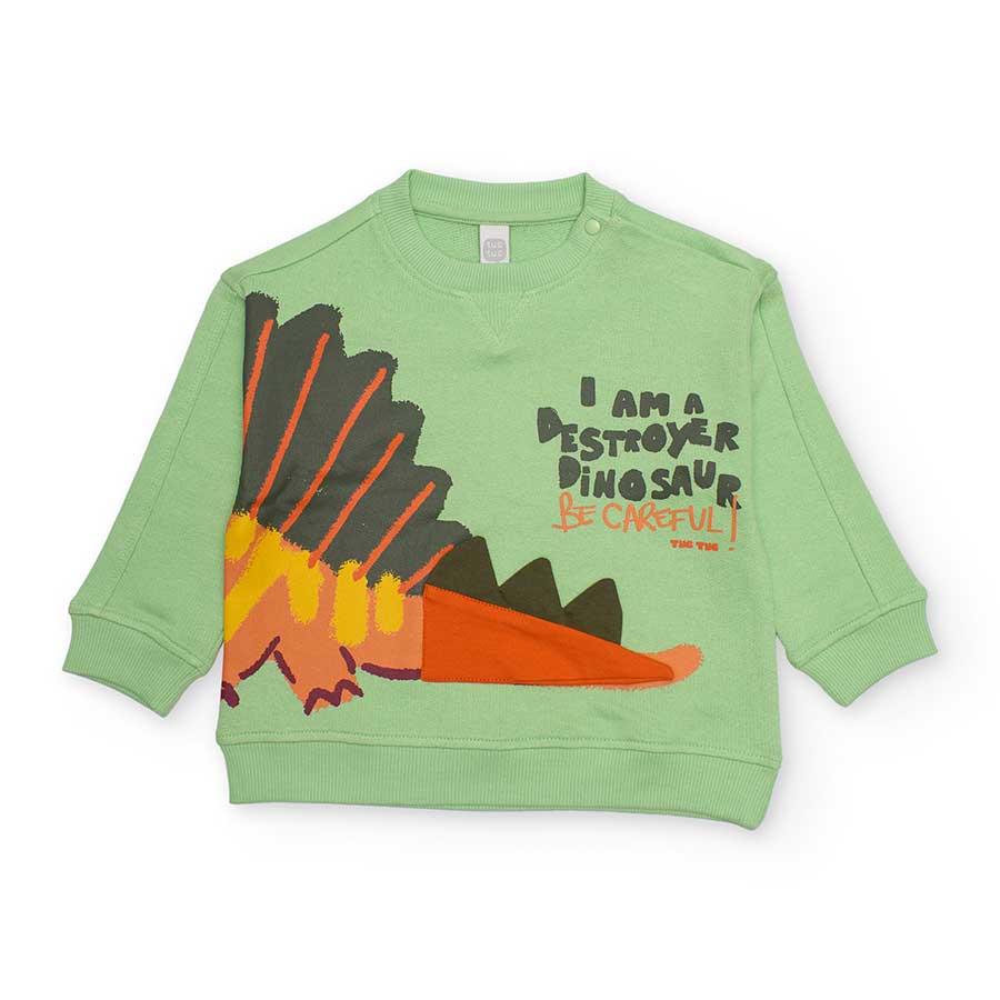 Tuc Tuc Children's Clothing Line Sweatshirt, brushed, with colorful print on the front and fabric...