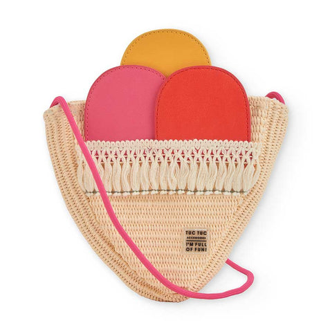 BORSA RAFIA - TUC TUC - Sesso: Bambina - Colore: Beige - Stagione: Primavera-Estate