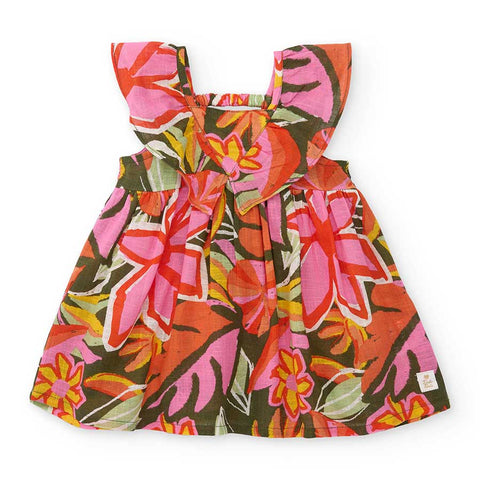 COTTON FABRIC DRESS