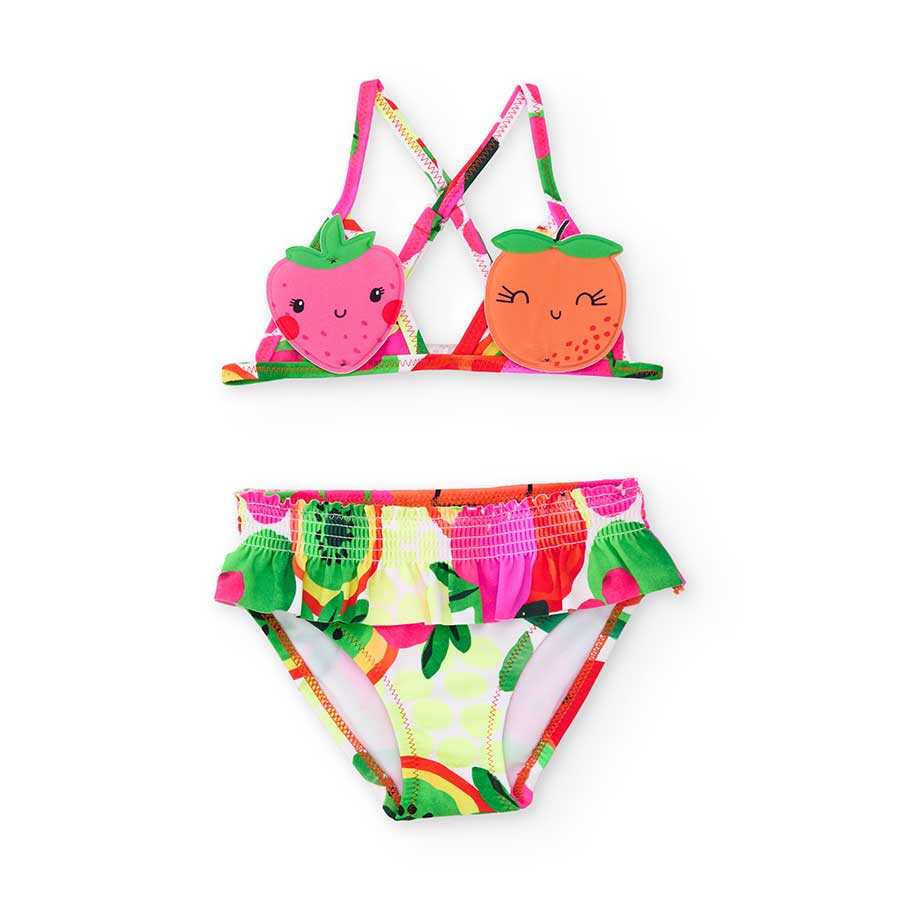 Bikini from the Tuc tuc Girls' Clothing Line, in bright colors.

Composition: POLYAMIDE 82.0%, EL...