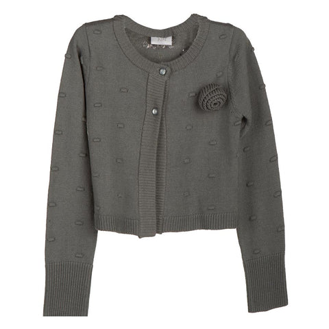 CHAQUETA TRICOT CRETONA - Tuc Tuc - Sesso: Bambina - Colore: Grigio - Stagione: Autunno-Inverno