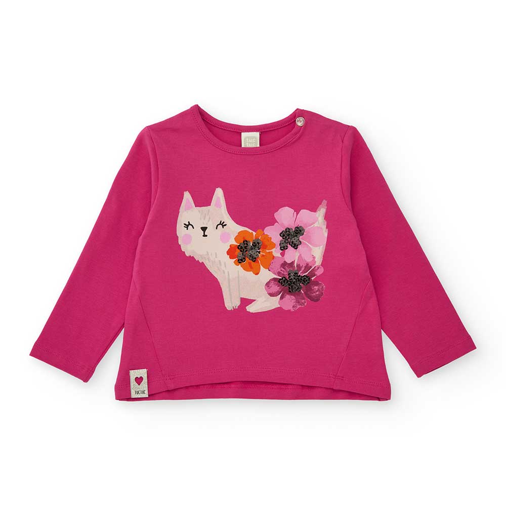T-shirt from the Tuc Tuc Girls' Clothing Line with colorful print on the front.
Composition: COTT...