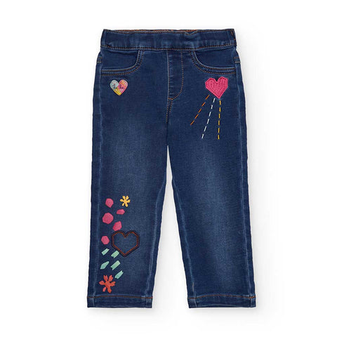 PANTALONI TELA COTONE - Tuc Tuc - Sesso: Bambina - Colore: Blu - Stagione: Autunno-Inverno