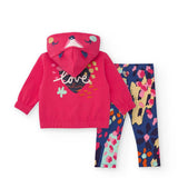 FELPA E LEGGINGS - TUC TUC - Sesso: Bambina - Colore: Fucsia - Stagione: Autunno-Inverno