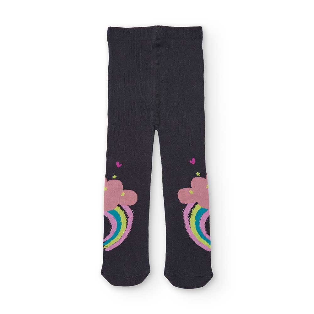 Confezione con due paia di collant della Linea Abbigliamento Bambina Tuc Tuc, con disegni di unic...