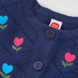 CARDIGAN FIORI BOTTONI
