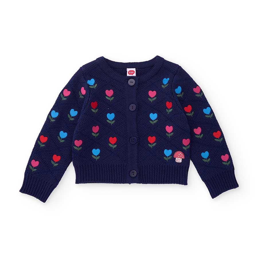 CARDIGAN FIORI BOTTONI