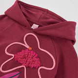 VESTITO FELPA CON CAPPUCCIO