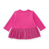 ABITO MAGLIA CON TULLE
