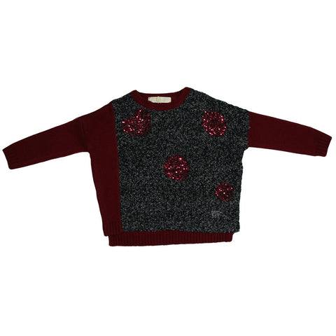 BLUSA - VIA DELLE PERLE - Sesso: Bambina - Colore: Rosso - Stagione: Autunno-Inverno