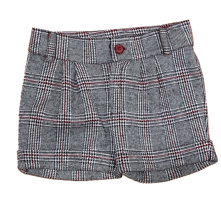 
  Shorts from the Ambarabà Girl's Clothing line, in soft fabric with
  Prince of Wales pattern.
...