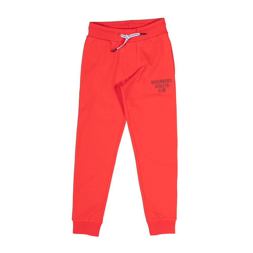 
Trousers from the Bikkembergs children's clothing line, plain color with cuffs on the bottom and...