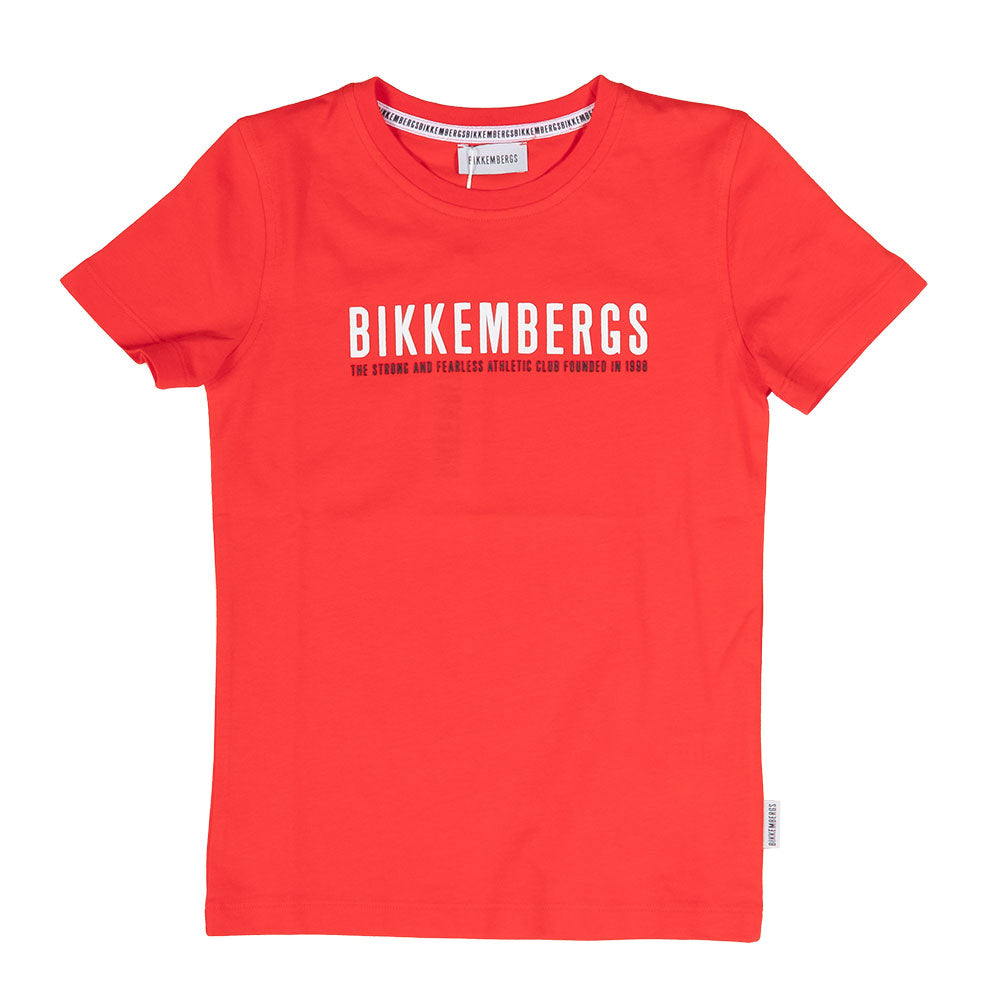 
Short-sleeved T-shirt from the Bikkembergs children's clothing line, with print on the front.

C...