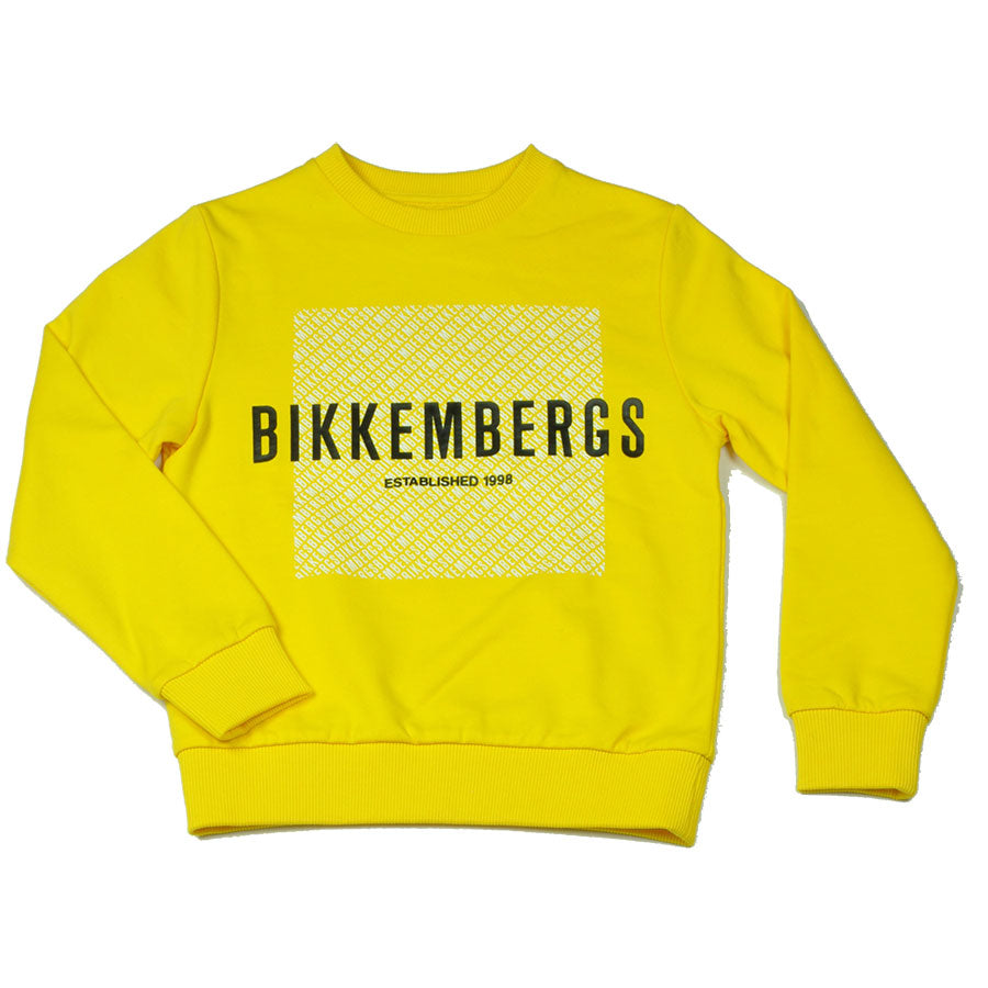 
  Sweatshirt from the Bikkembergs children's clothing line with logo prints on the front.



   ...