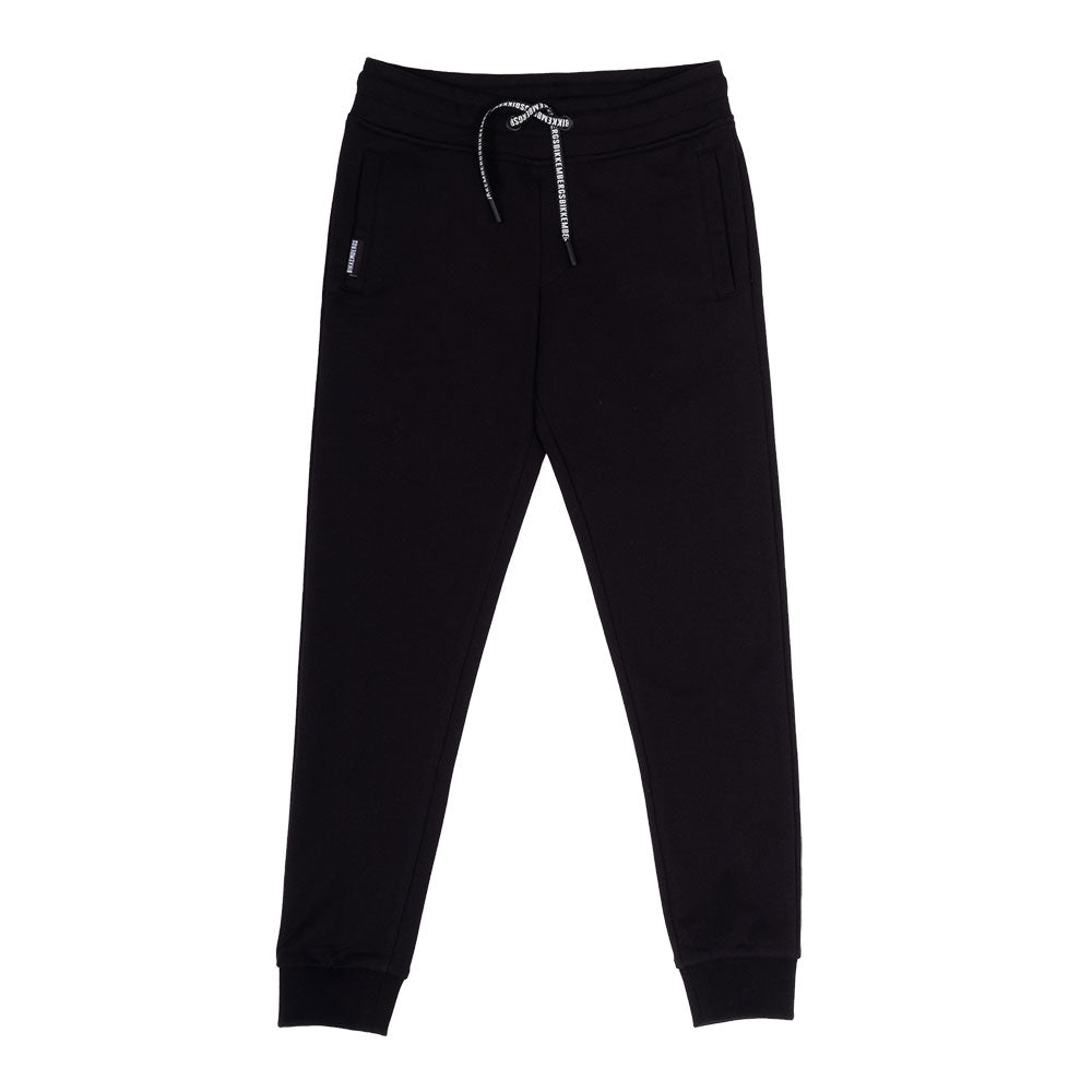 Tracksuit trousers from the Bikkembergs children's clothing line, with drawstring at the waist, p...