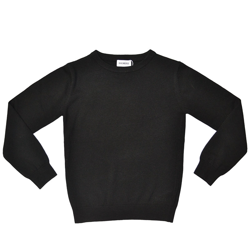 Sweater from the Bikkembergs children's clothing line, with regular model and round neckline. Ava...