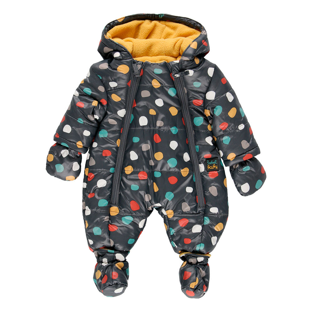 
Padded jumpsuit from the Boboli Children's Clothing Line, with polka dots, with fleece interior ...