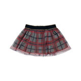 Checked tulle skirt for girls