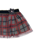 Checked tulle skirt for girls