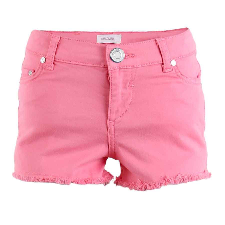 
  Shorts from the Fracomina Mini girl's clothing line; five pocket model,
  plain fabric. Adjust...