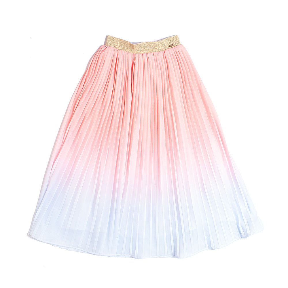 
Skirt from the Facomina Girls' Clothing Line, pleated with elastic waistband and lighter color o...