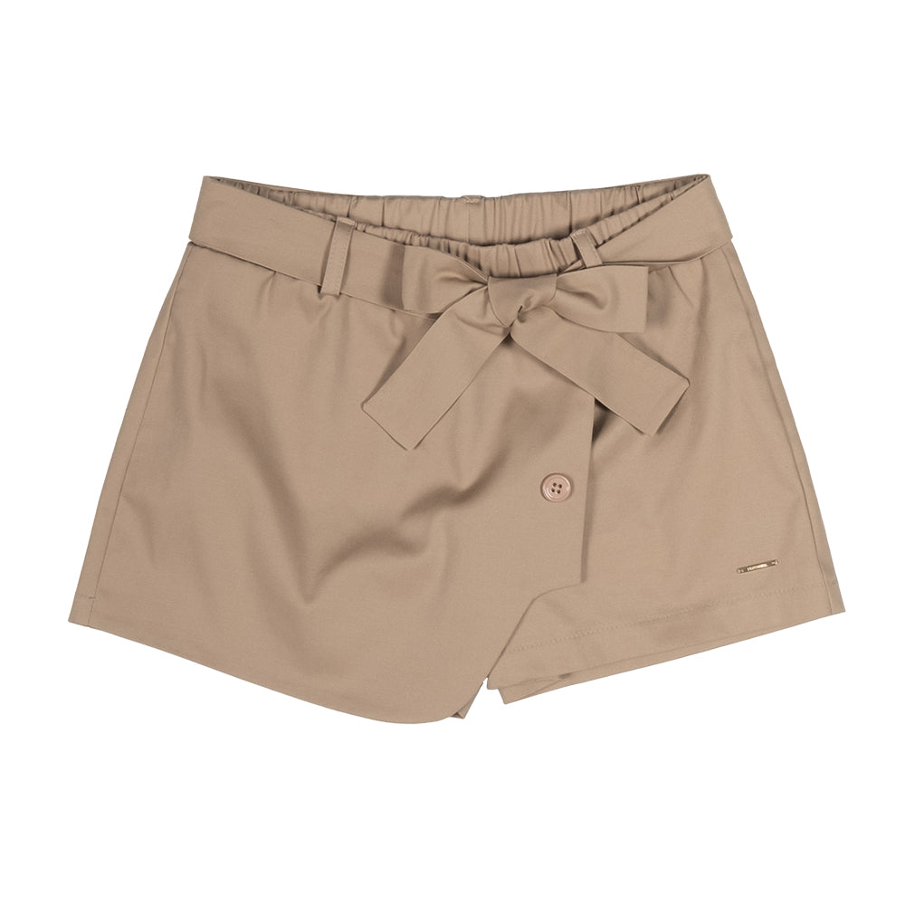 Pantaloncino skirt of the Line Clothing Girls Fracomina, with side buttons, and waistband.
Compos...