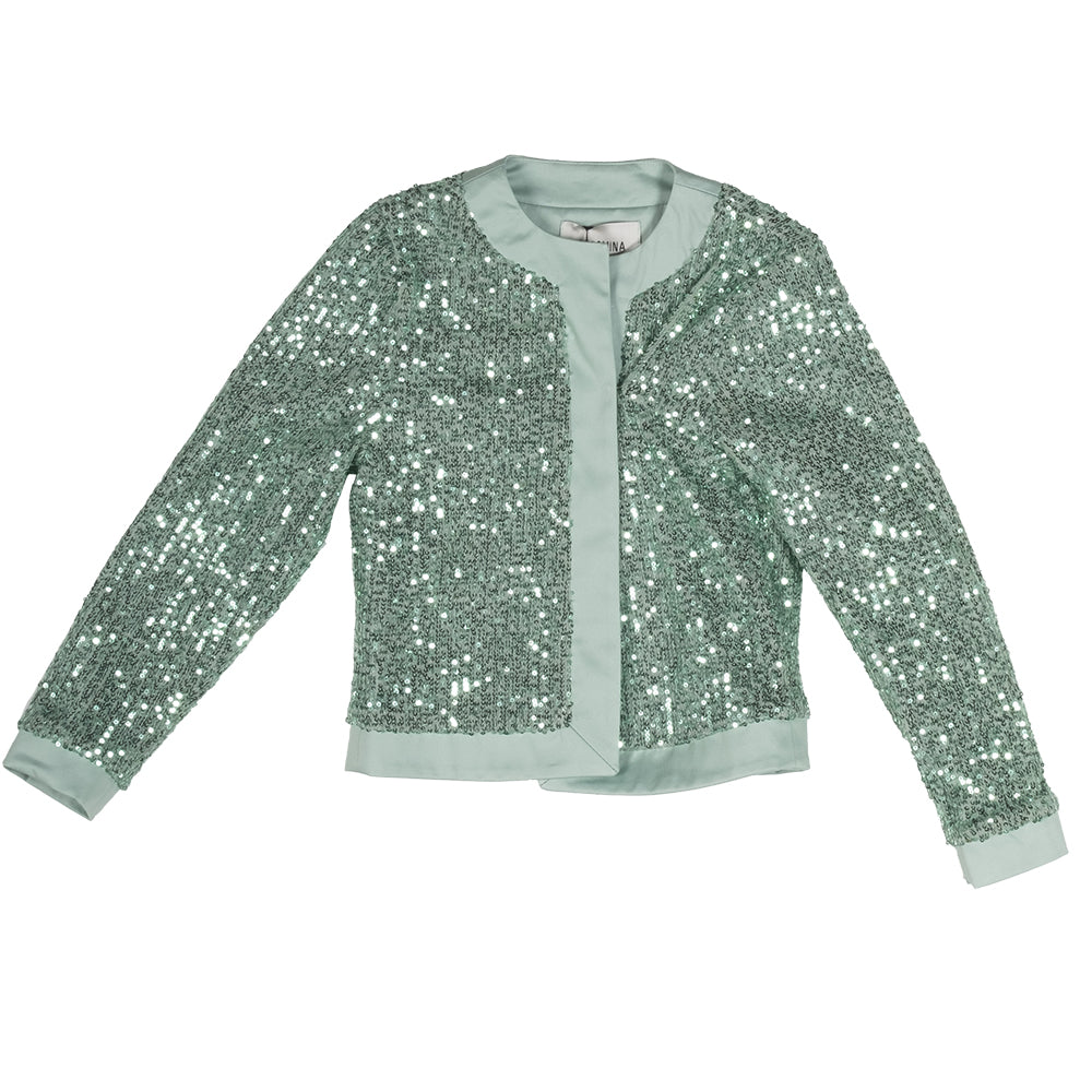 
Elegant jacket of the Clothing Line Girls Fracomina, with all-over sequins and short model with ...