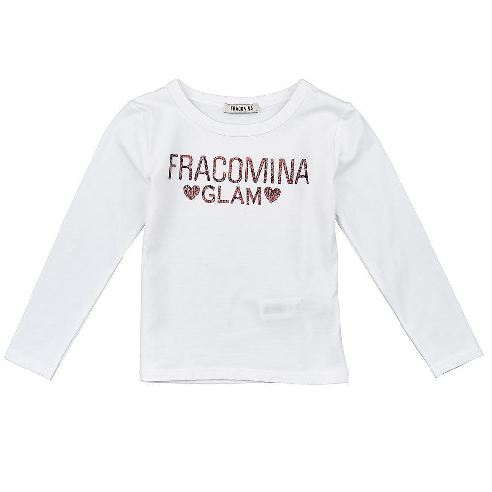 
  T-shirt from the Fracomina Girls' Clothing Line, with print on the front.



  Composition: 95...