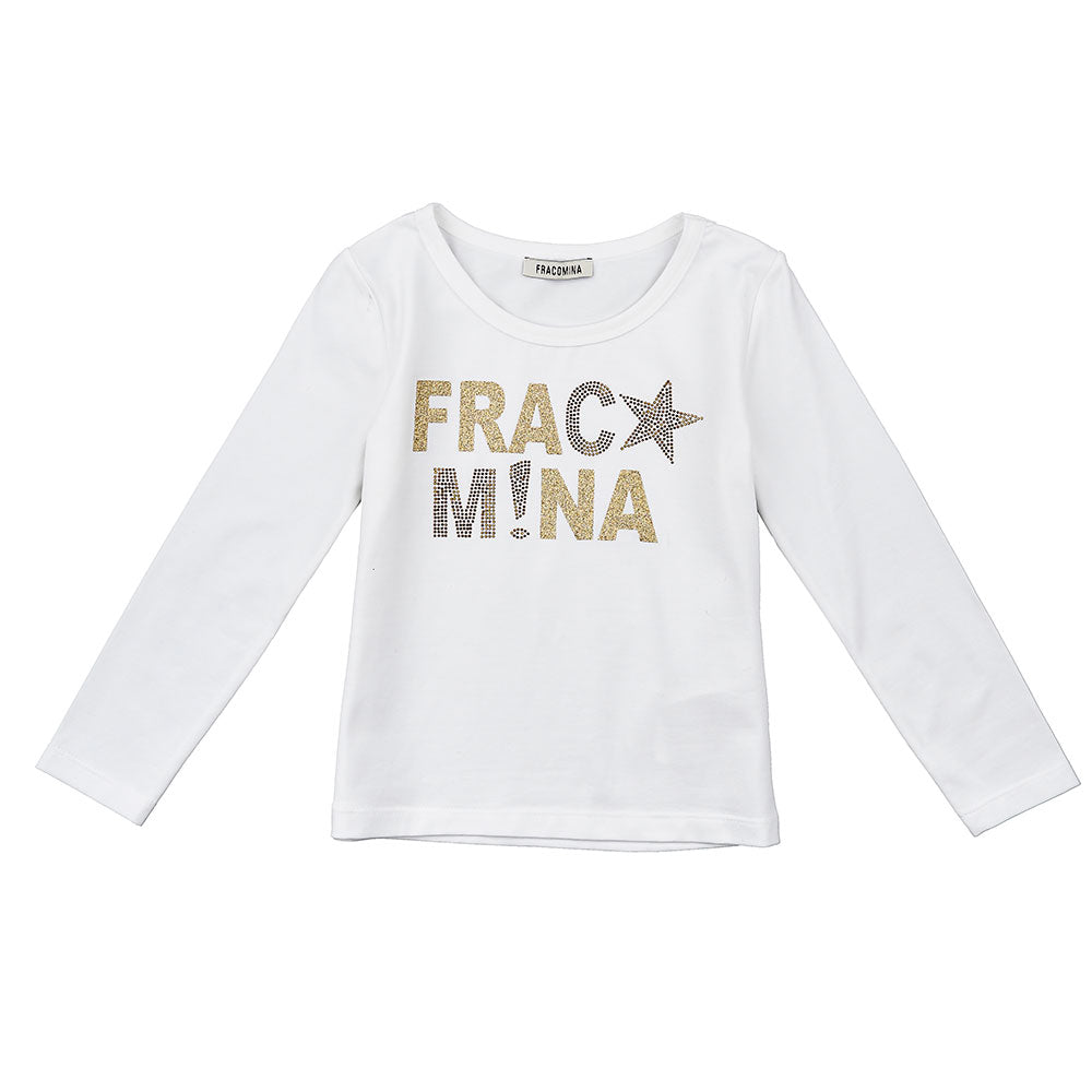 
  T-shirt from the Fracomina Girl's Clothing Line, with gold print on the front.



  Compositio...