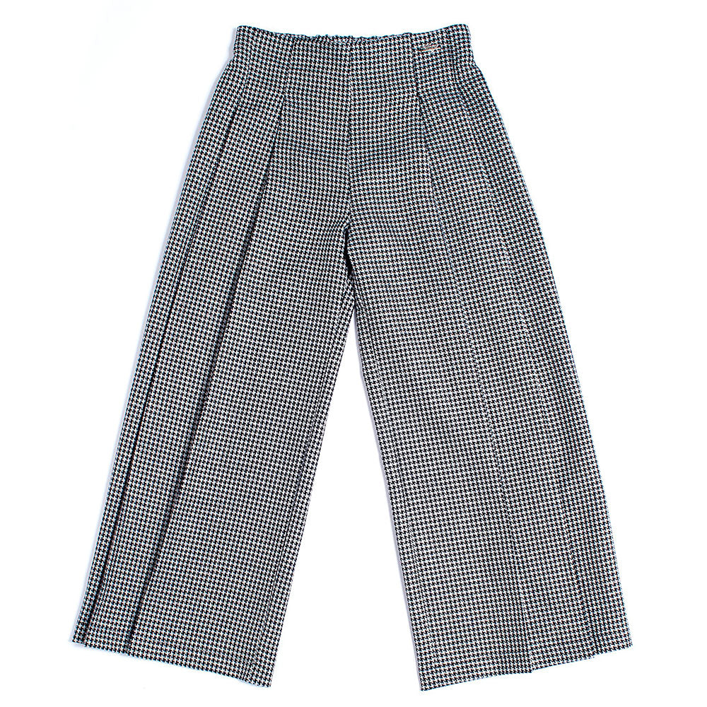 
  Palazzo trousers from the Fracomina Mini girl's clothing line, with elastic
  waist and black ...