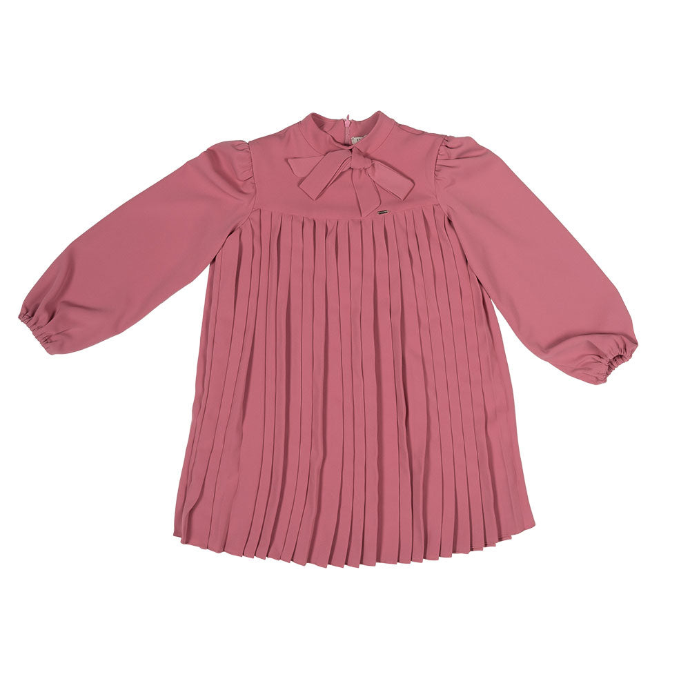 
Dress from the Fracomina Children's Clothing Line, with pleating in the lower pate and fabric bo...