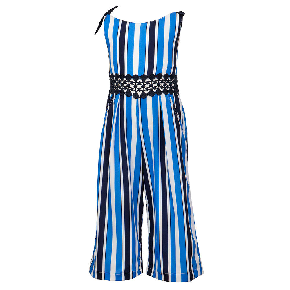 
  Jumpsuit from the M&B Fashion Girl's Clothing Line with gathered trousers
  elastic on the bac...
