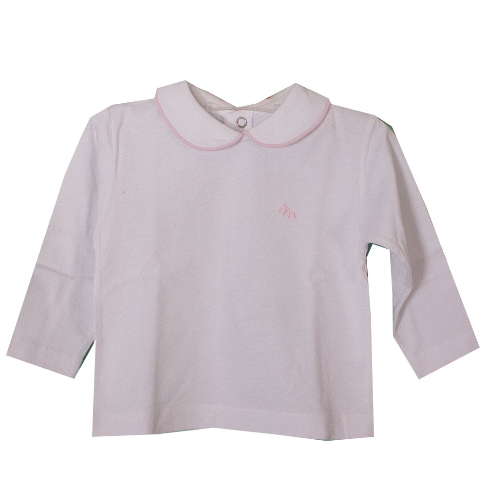 
  T-shirt from the girls' clothing line Blueberry jersey. Solid color with collar
  shirtless. S...