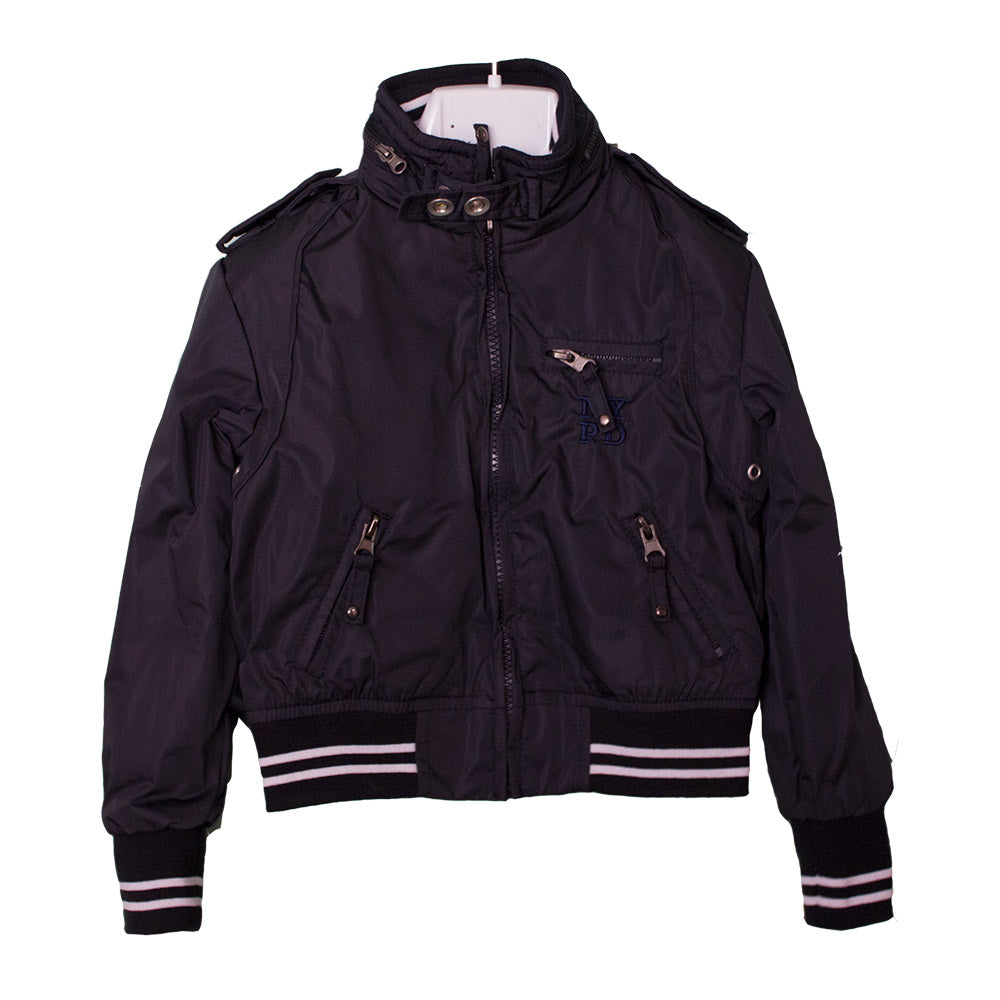 
  Bomber jacket from the baby clothing line Mirtillo. Solid colour with pockets on the
  front; ...
