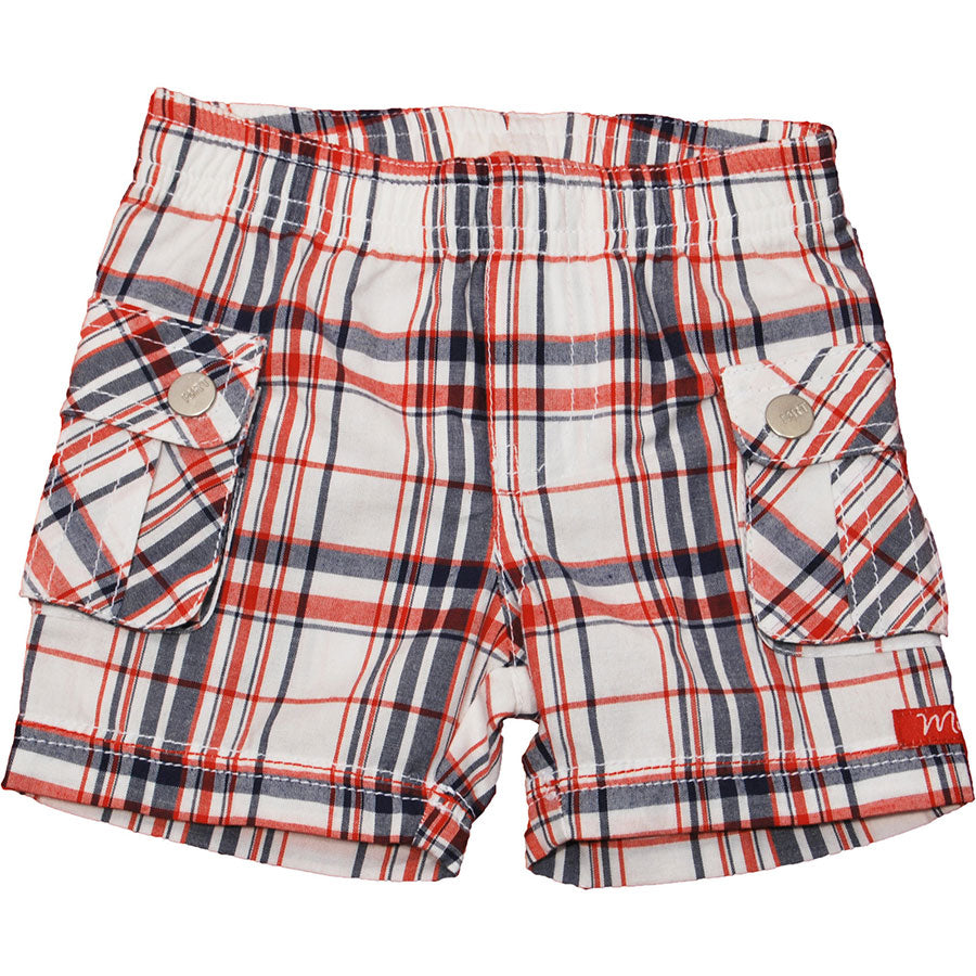 
  Bermuda shorts from the Mirtillo children's clothing line, Scottish pattern
  red and blue, 2 ...
