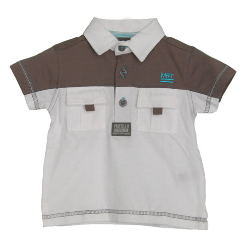 TWO-TONE JERSEY POLO