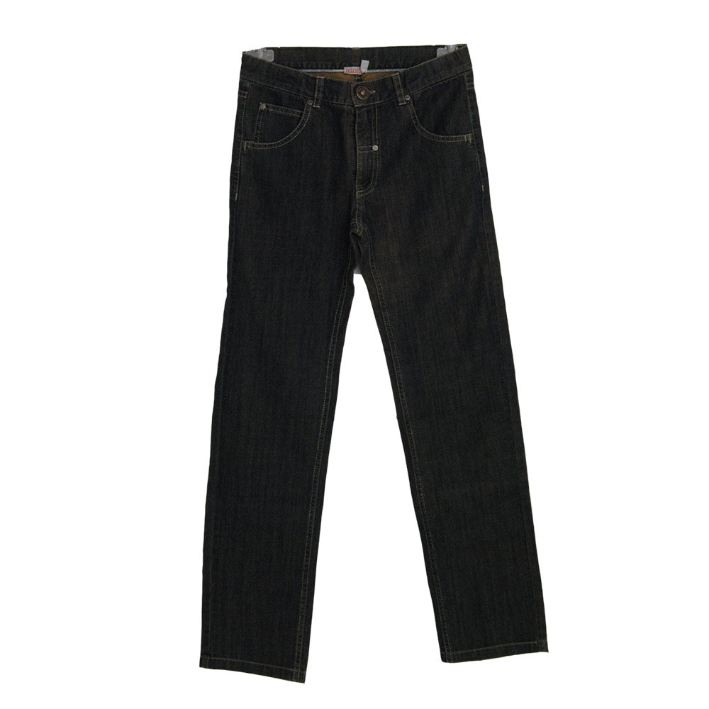 
  Jeans from the children's clothing line Mirtillo. Five pocket model. Size
  adjustable inside....