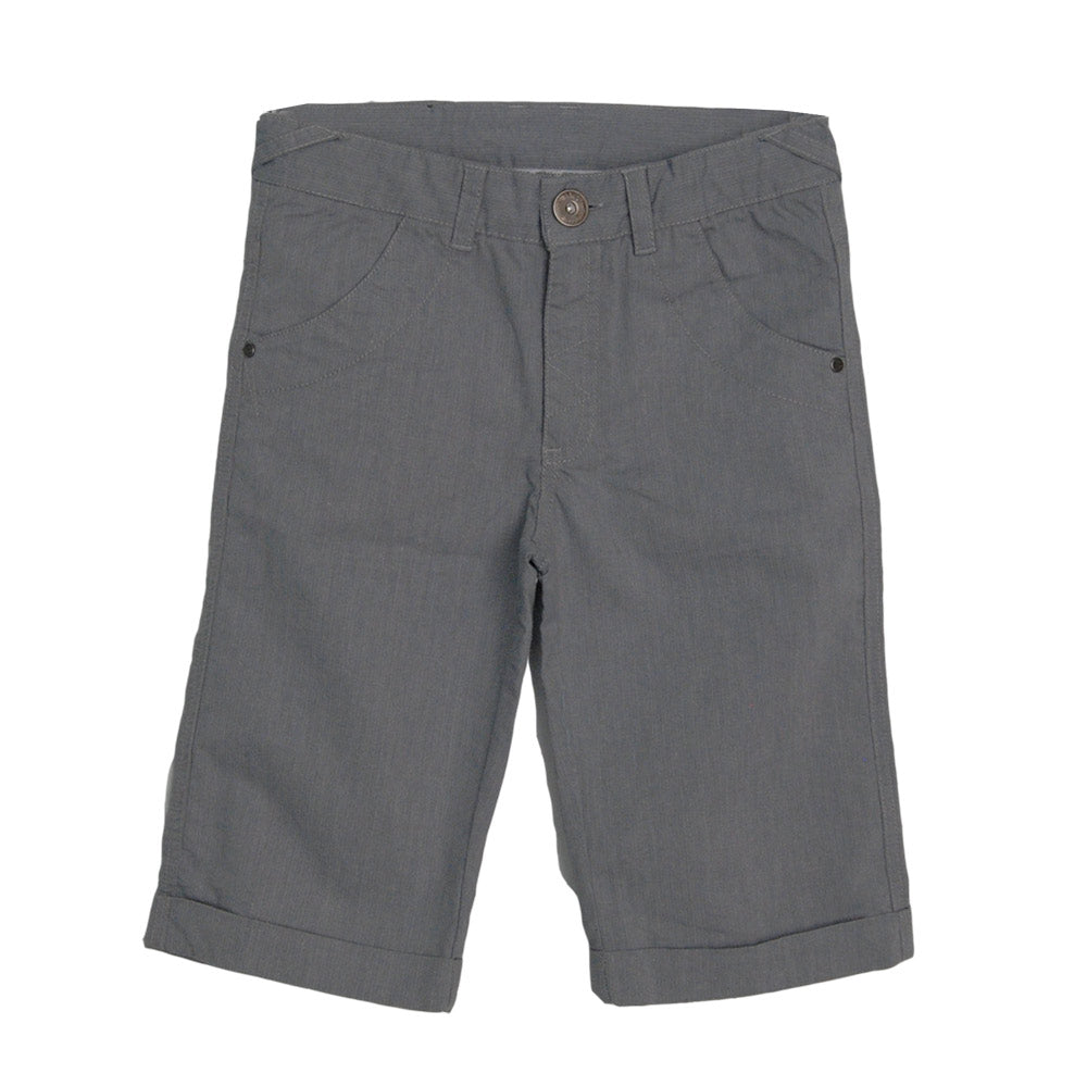 
  Herringbone Bermuda shorts from the Mirtillo children's clothing line. Pockets on the front e
...