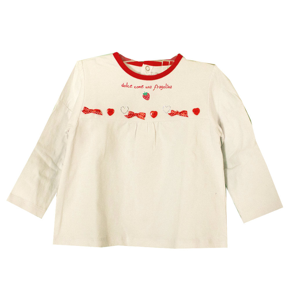 
  Girl's long-sleeved T-shirt from the girls' clothing line Mirtillo in matching jersey
  joined...