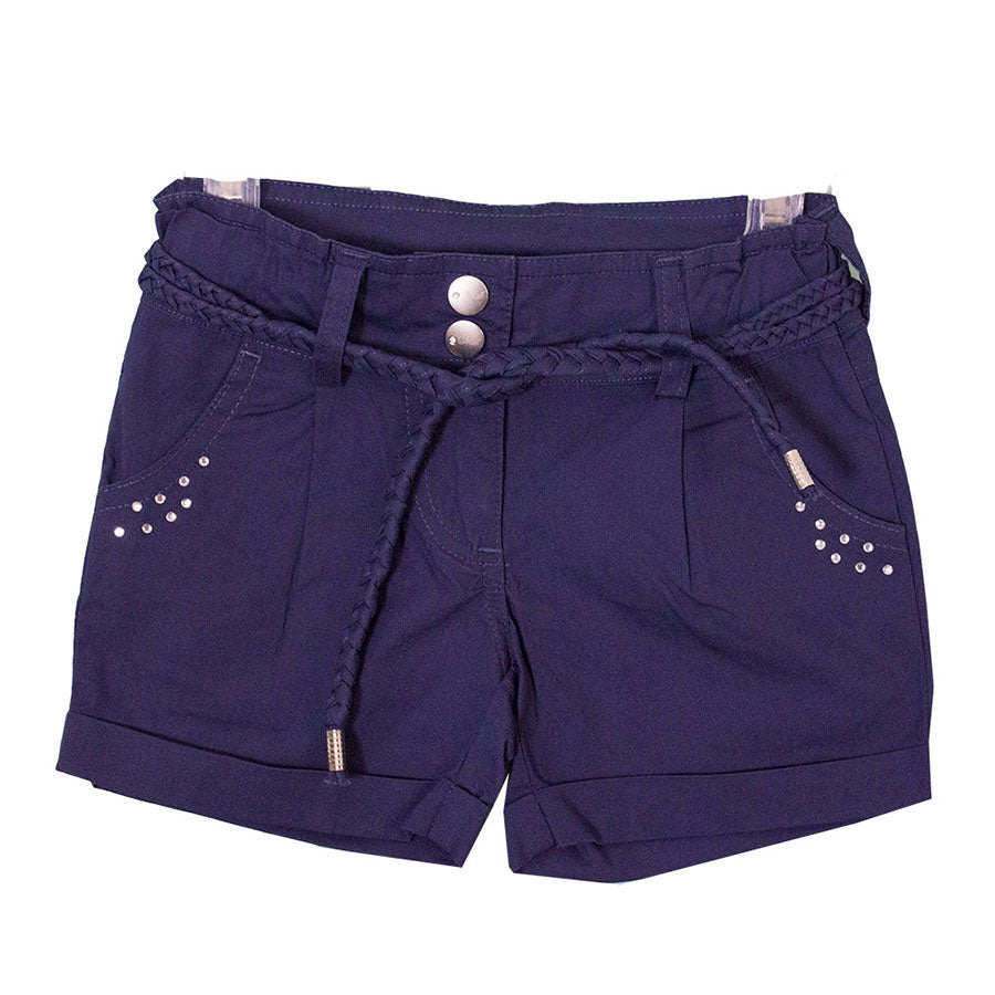 
  Shorts from the girls' clothing line Mirtillo in polpeline. Solid color with
  rhinestones on ...