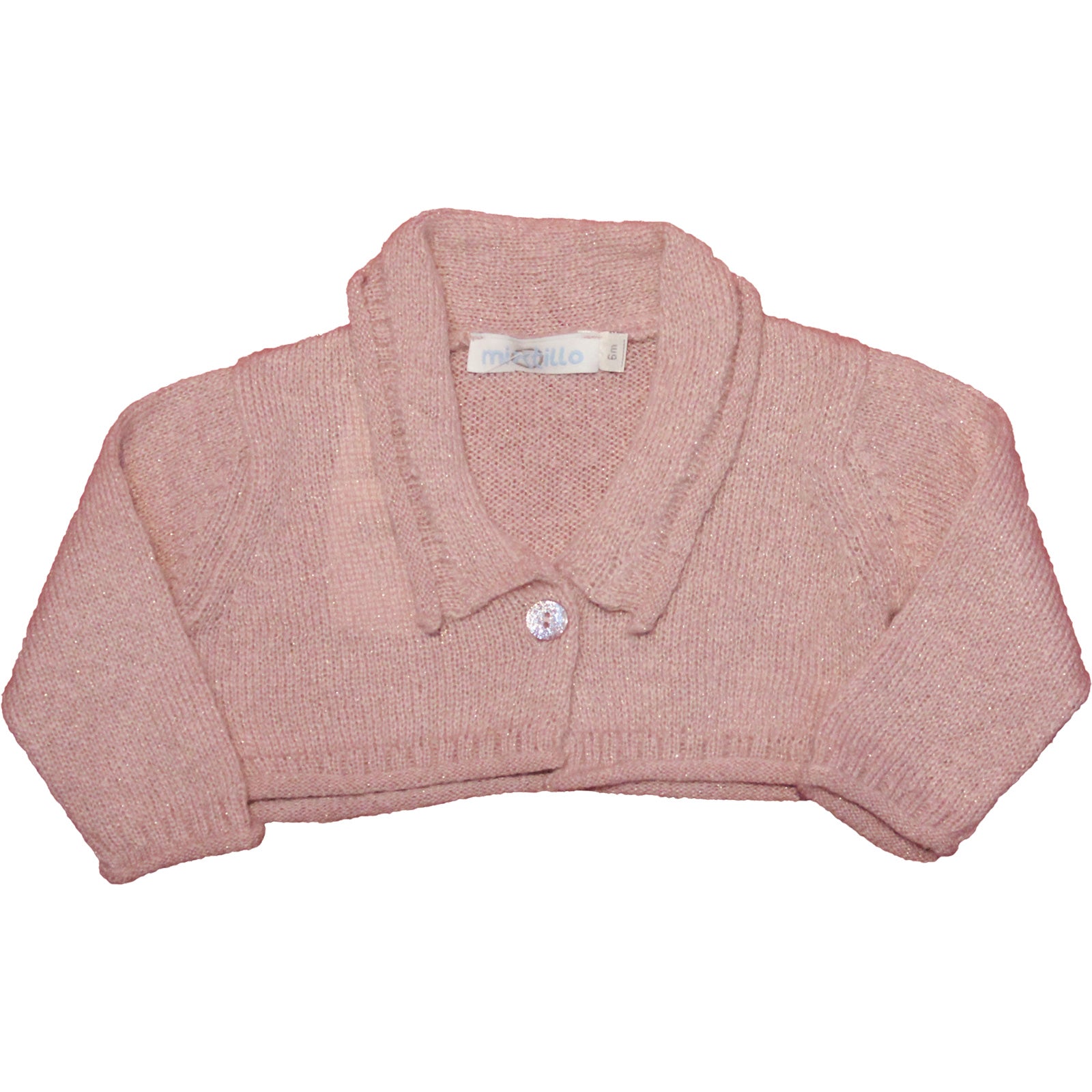 
  Heart warmer from the girls' clothing line Mirtillo with shirt collar, in tricot lurex. 


  5...