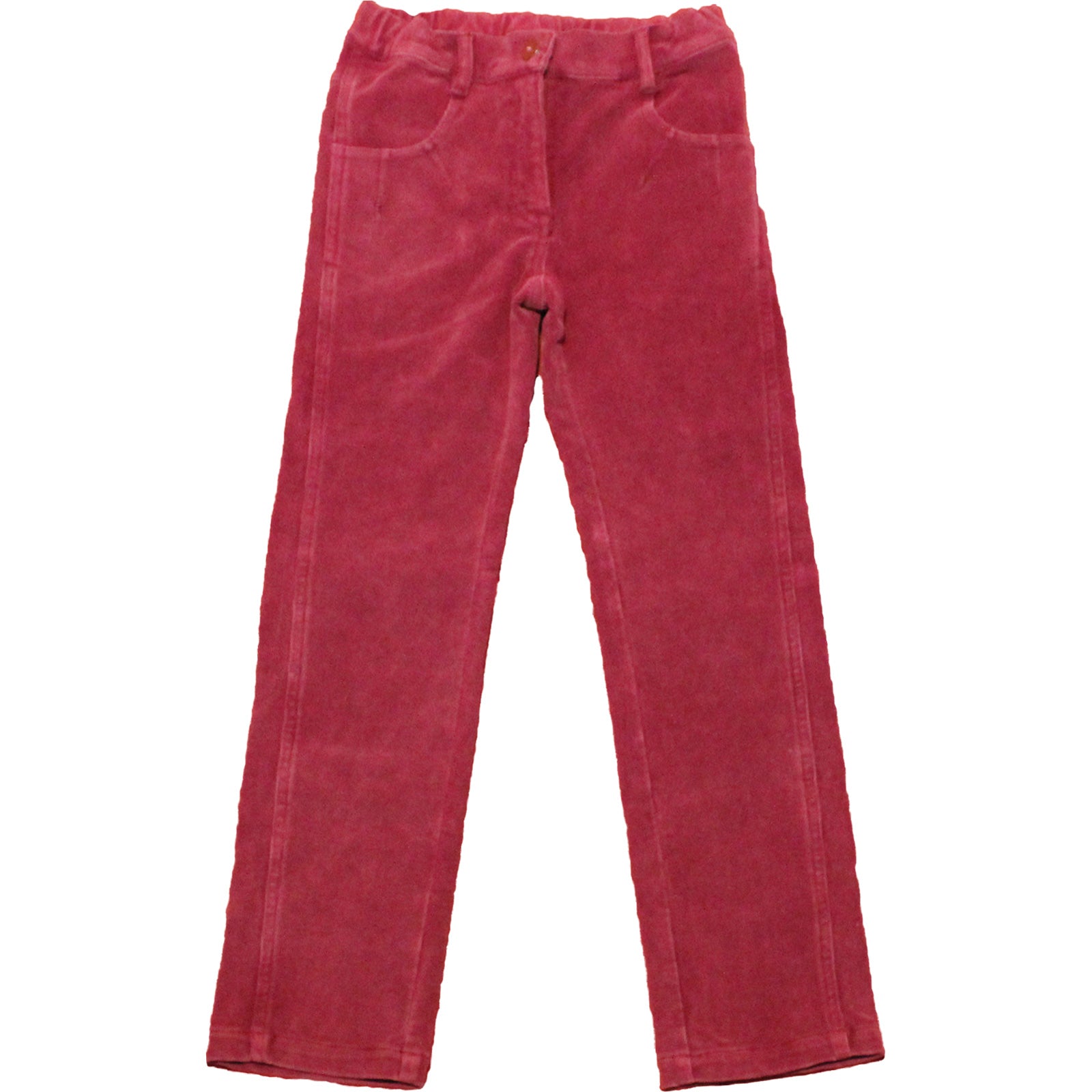 
  Velvet trousers of the girls' clothing line Mirtillo ribbed, 4 pockets, elasticated, with adju...